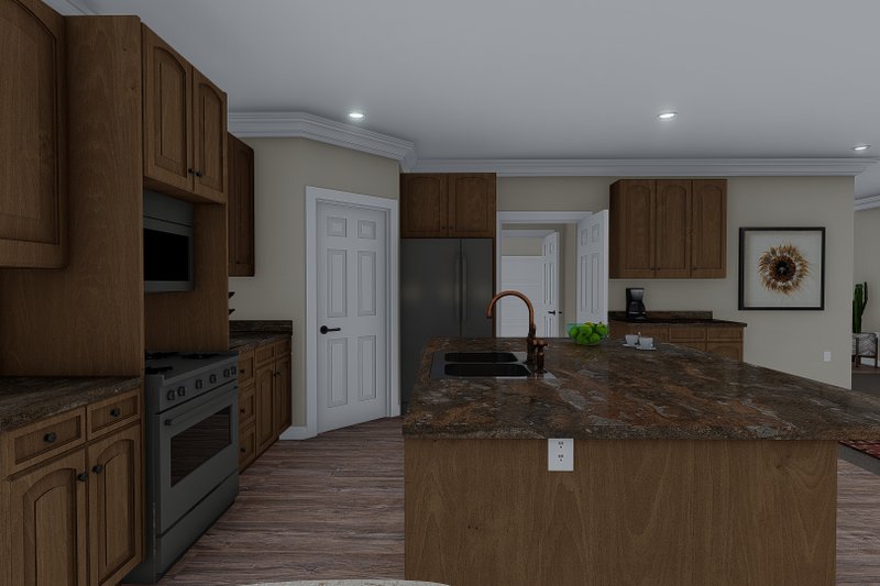 Dream House Plan - Interior - Kitchen 1 for Traditional House Plan #1060-60 - 3 bed, 2 bath