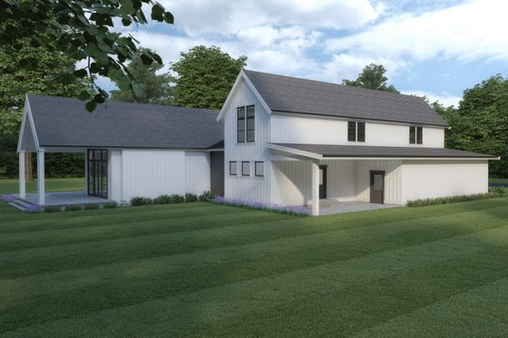 Exterior - Other Elevation for Farmhouse House Plan #1070-110 - 3 bed, 2.5 bath