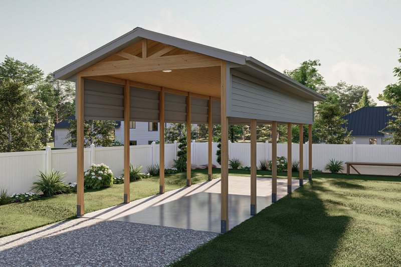 House Blueprint - Traditional Exterior - Front Elevation Plan #455-605