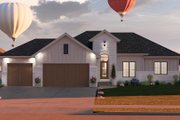 European Style House Plan - 3 Beds 2 Baths 1913 Sq/Ft Plan #455-426 