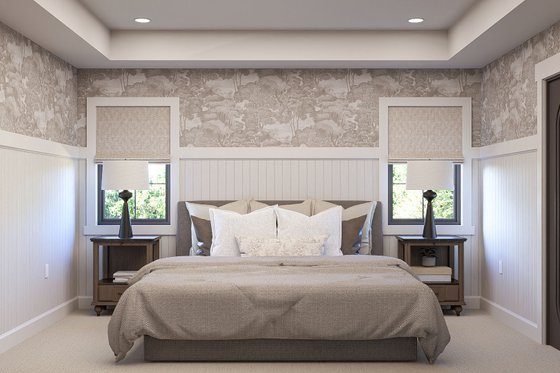 Interior - Master Bedroom for Cottage House Plan #455-649 - 3 bed, 2.5 bath