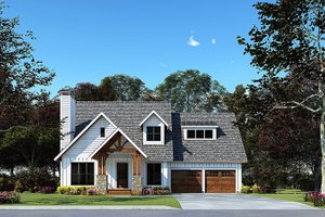Architectural House Design - Craftsman Exterior - Front Elevation Plan #923-169