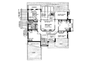 Modern Style House Plan - 3 Beds 2.5 Baths 4096 Sq/Ft Plan #47-402 