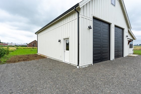 Exterior - Rear Elevation for Barndominium House Plan #1070-120 - 1 bed, 1 bath