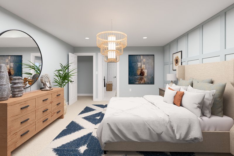 Dream House Plan - Interior - Master Bedroom 1 for Traditional House Plan #1060-33 - 4 bed, 3.5 bath