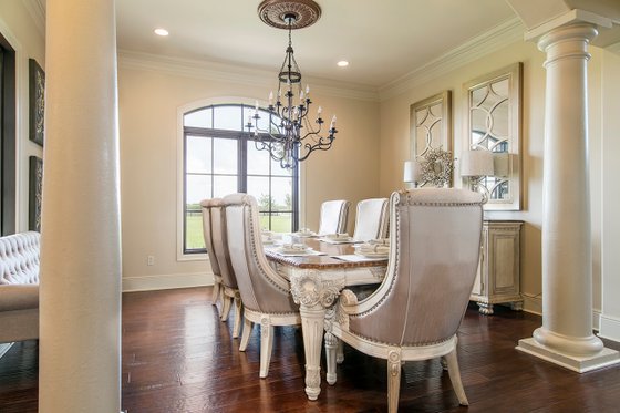 Interior - Dining Room for Mediterranean House Plan #930-276 - 4 bed, 4.5 bath