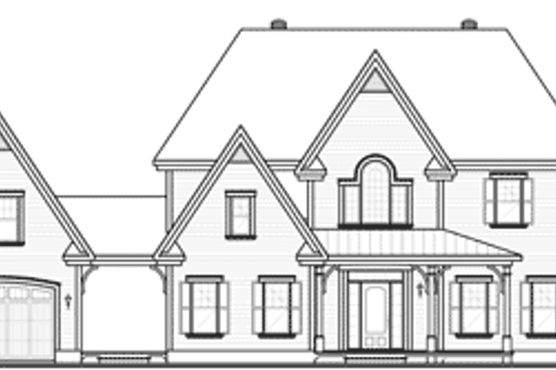 House Plan Design - Exterior - Rear Elevation for Traditional House Plan #23-2173 - 4 bed, 2 bath