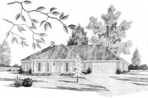 Country Exterior - Front Elevation Plan #36-295