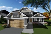 Craftsman Style House Plan - 3 Beds 2.5 Baths 1610 Sq/Ft Plan #70-1265 