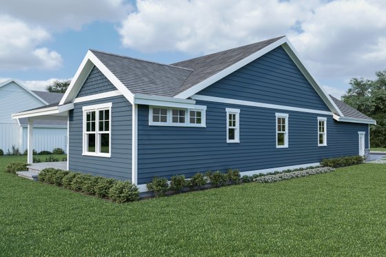 Exterior - Other Elevation for Craftsman House Plan #1070-79 - 3 bed, 2 bath
