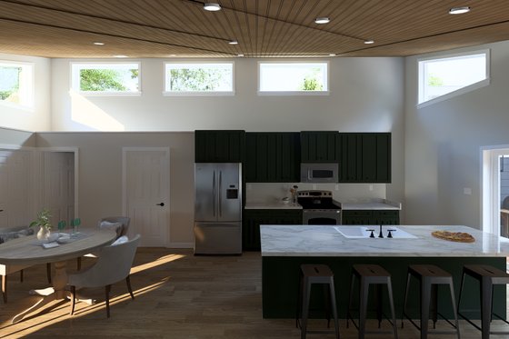 Interior - Other 1 for Modern House Plan #1060-399, 1.5 bath