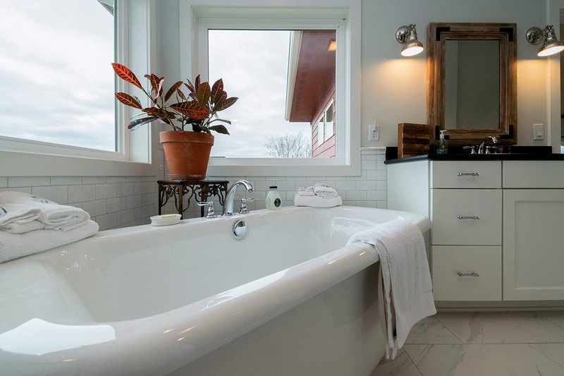 Architectural House Design - Interior - Master Bathroom 2 for Ranch House Plan #70-1464 - 2 bed, 2 bath