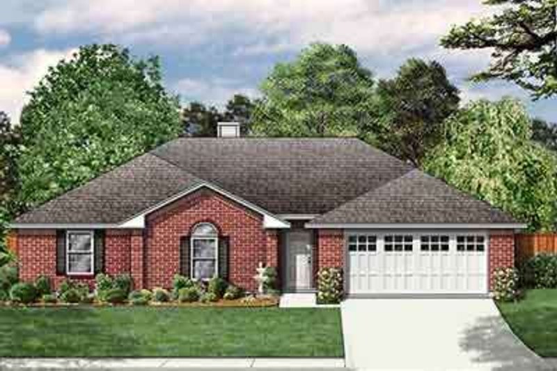 Home Plan - Traditional Exterior - Front Elevation Plan #84-193