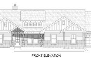 Exterior - Front Elevation 3 for Country House Plan #932-382 - 4 bed, 3.5 bath