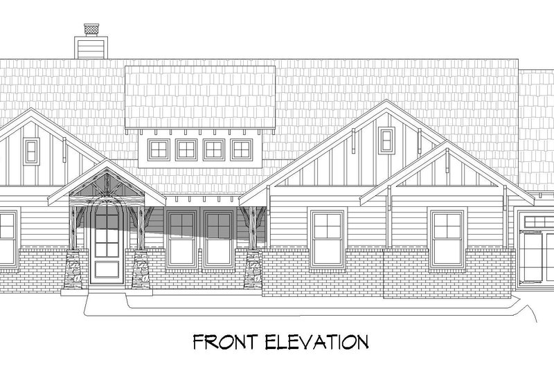 Dream House Plan - Exterior - Front Elevation 3 for Country House Plan #932-382 - 4 bed, 3.5 bath