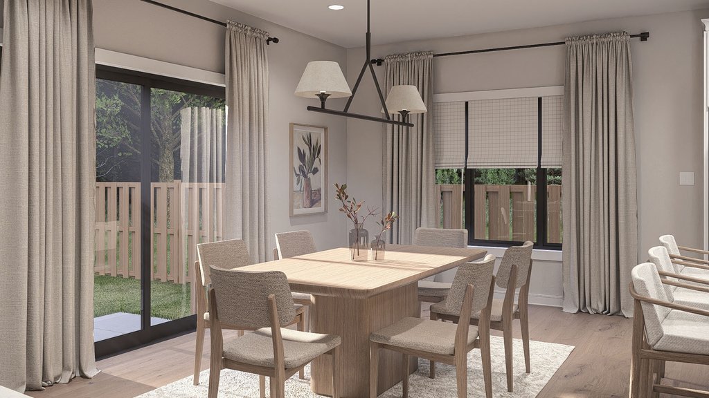 Interior - Dining Room for Traditional House Plan #455-775 - 4 bed, 3.5 bath