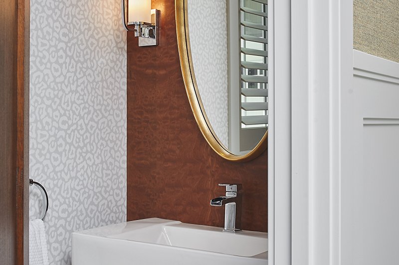Architectural House Design - Powder Room