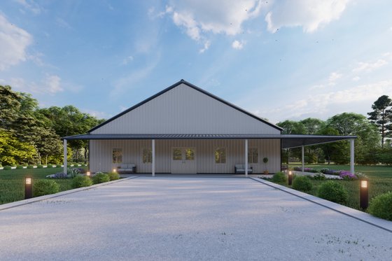 Exterior - Other Elevation for Barndominium House Plan #1107-38 - 4 bed, 3 bath