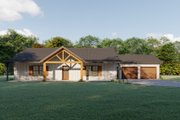 Farmhouse Style House Plan - 3 Beds 2 Baths 2000 Sq/Ft Plan #1092-13 