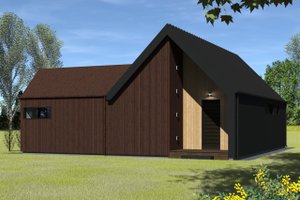 Modern Exterior - Front Elevation Plan #933-20