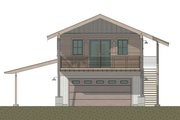 Cabin Style House Plan - 1 Beds 2 Baths 863 Sq/Ft Plan #910-3 