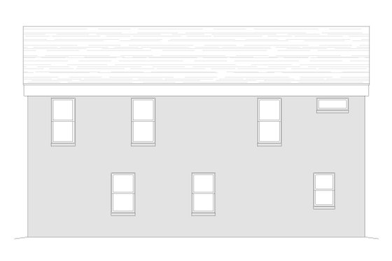 Exterior - Rear Elevation for Modern House Plan #932-371 - 2 bed, 2 bath