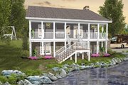 Cottage Style House Plan - 3 Beds 2.5 Baths 1666 Sq/Ft Plan #56-627 