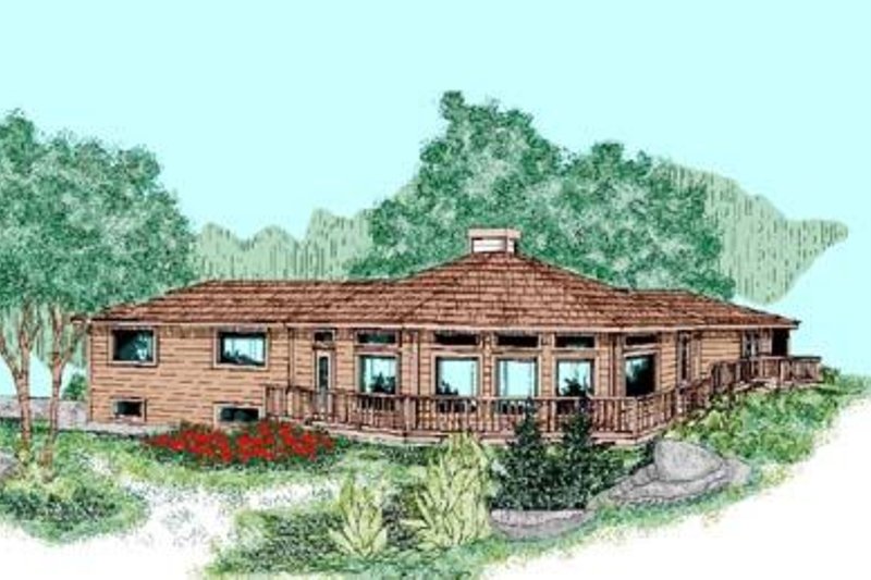 Home Plan - Modern Exterior - Front Elevation Plan #60-429