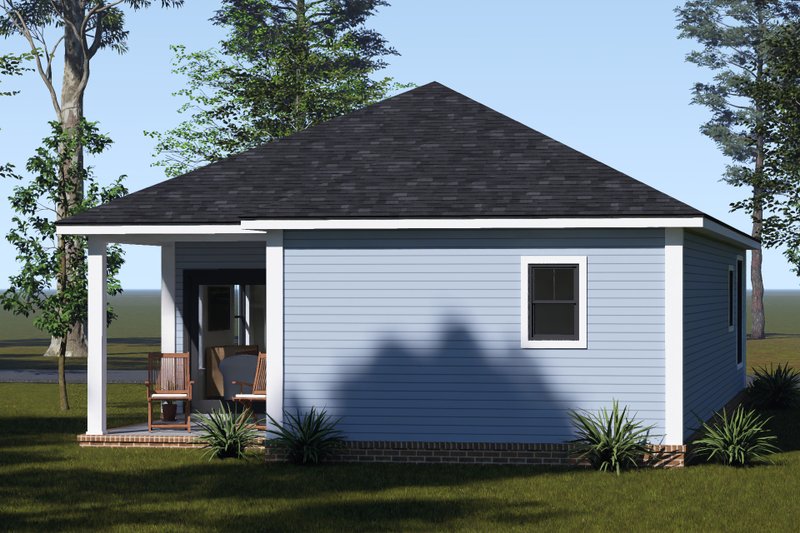 Home Plan - Exterior - Other Elevation 4 for Cottage House Plan #513-2500 - 2 bed, 2 bath