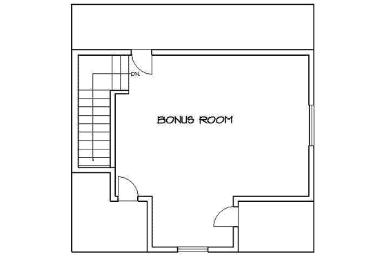Floor Plan - Other Floor for Traditional House Plan #117-297 - 3 bed, 2 bath