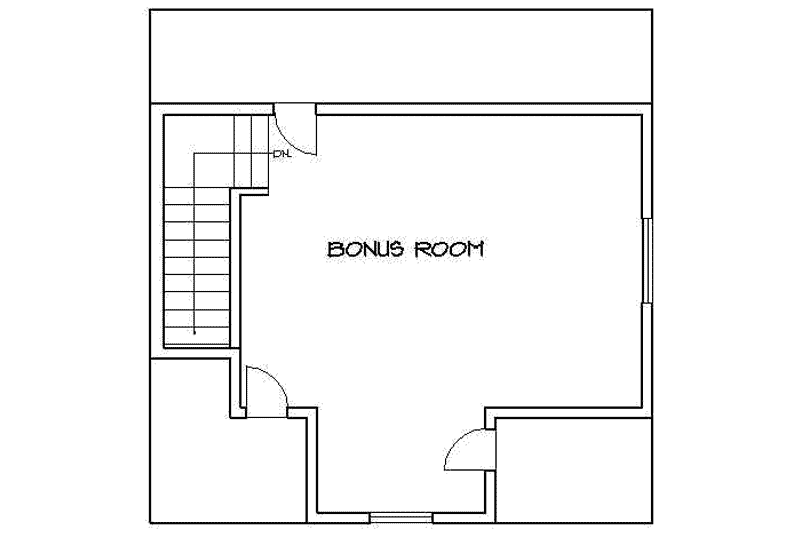 Dream House Plan - Floor Plan - Other Floor for Traditional House Plan #117-297 - 3 bed, 2 bath