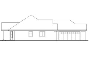 Exterior - Other Elevation for Mediterranean House Plan #124-1021 - 3 bed, 2 bath