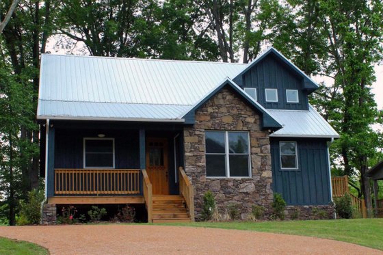 Exterior - Front Elevation 3 for Country House Plan #932-2 - 3 bed, 2.5 bath