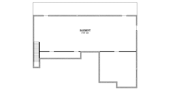 House Plan Design - Adobe / Southwestern Floor Plan - Lower Floor Plan #1-514