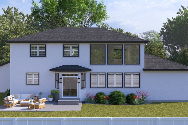 Dream House Plan - Exterior - Front Elevation 5 for Traditional House Plan #1060-288 - 4 bed, 2.5 bath