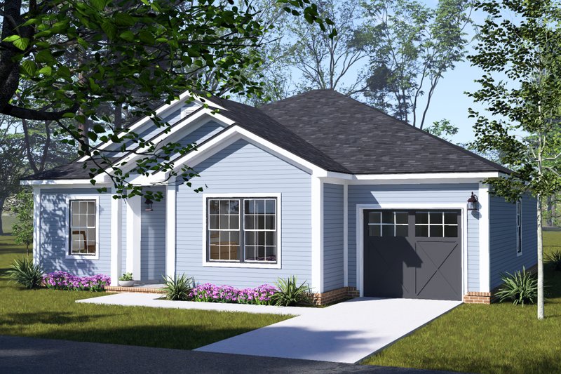 Architectural House Design - Exterior - Other Elevation 2 for Cottage House Plan #513-2467 - 4 bed, 3 bath