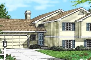 Traditional Exterior - Front Elevation Plan #97-304