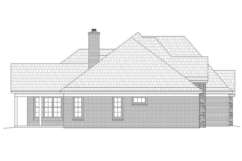 Dream House Plan - Exterior - Other Elevation for European House Plan #932-5 - 4 bed, 3.5 bath