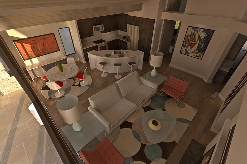 House Design - Photo 1 for Ranch House Plan #489-1 - 3 bed, 2 bath