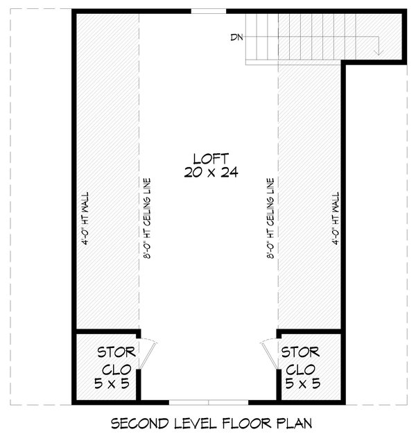 Colonial Floor Plan - Upper Floor Plan #932-991