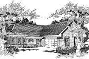 Traditional Style House Plan - 3 Beds 2 Baths 1446 Sq/Ft Plan #329-182 