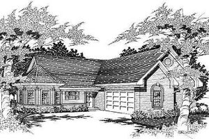 Traditional Exterior - Front Elevation Plan #329-182