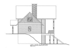Exterior - Other Elevation for Bungalow House Plan #117-620 - 3 bed, 3.5 bath