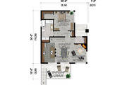 Cottage Style House Plan - 3 Beds 2 Baths 1661 Sq/Ft Plan #25-4930 