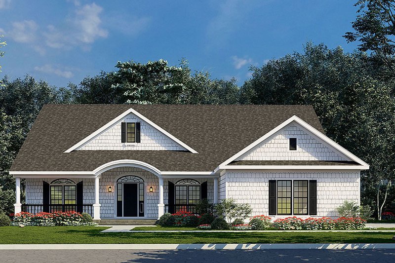 House Plan Design - Farmhouse Exterior - Front Elevation Plan #923-237