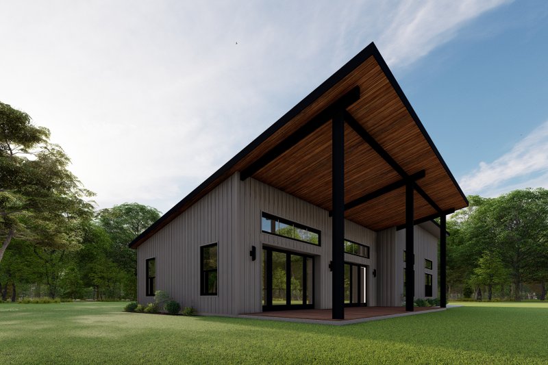 House Design - Exterior - Other Elevation 7 for Barndominium House Plan #1092-46 - 2 bed, 2 bath