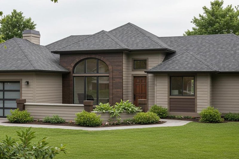 Dream House Plan - Traditional Exterior - Front Elevation Plan #92-108