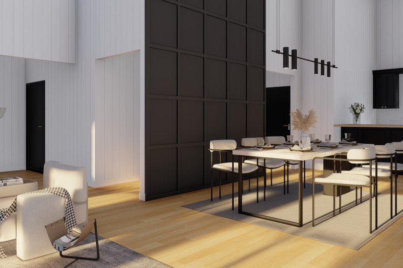 Architectural House Design - Interior - Dining Room for Modern House Plan #923-433 - 3 bed, 2 bath