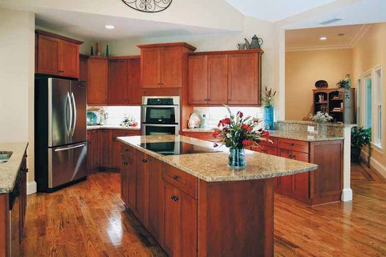 Interior - Kitchen for Traditional House Plan #56-541 - 3 bed, 3.5 bath