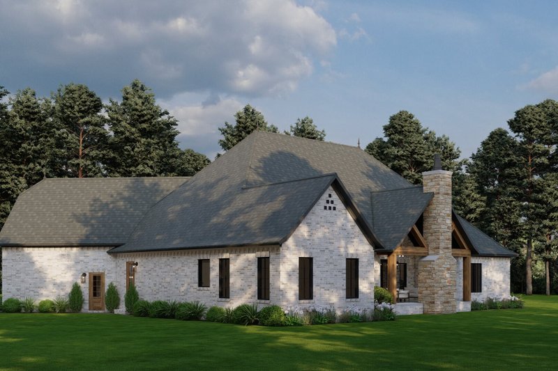 Dream House Plan - Exterior - Other Elevation 2 for Country House Plan #17-3371 - 4 bed, 2.5 bath